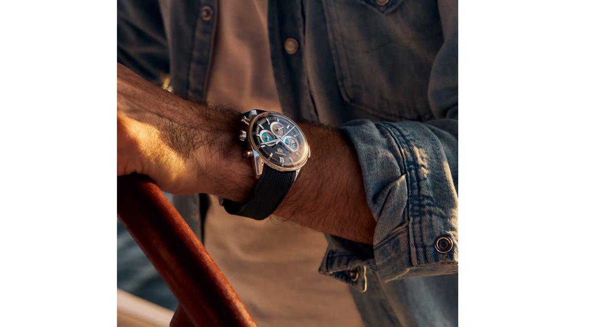 TGHR Carrera Chronograph Seafarer For Hodinkee