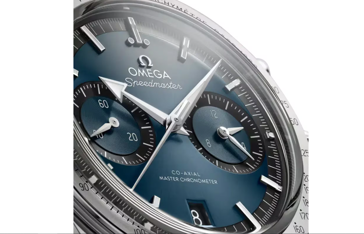 OMG Speedmaster 57 Co-Axial Master Chronometer Chronograph 40.5mm Mens Watch Blue