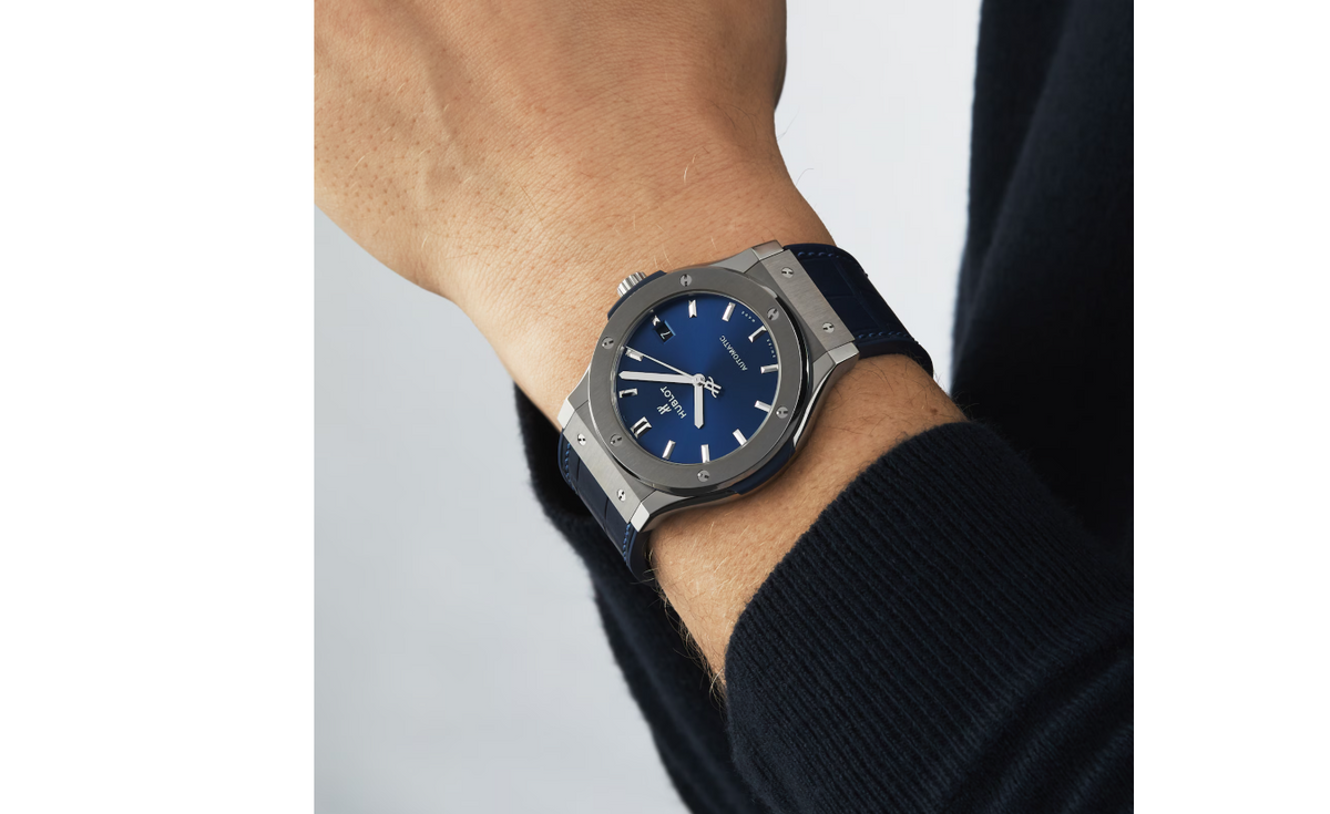 HBLT Classic Fusion Blue Titanium 45mm