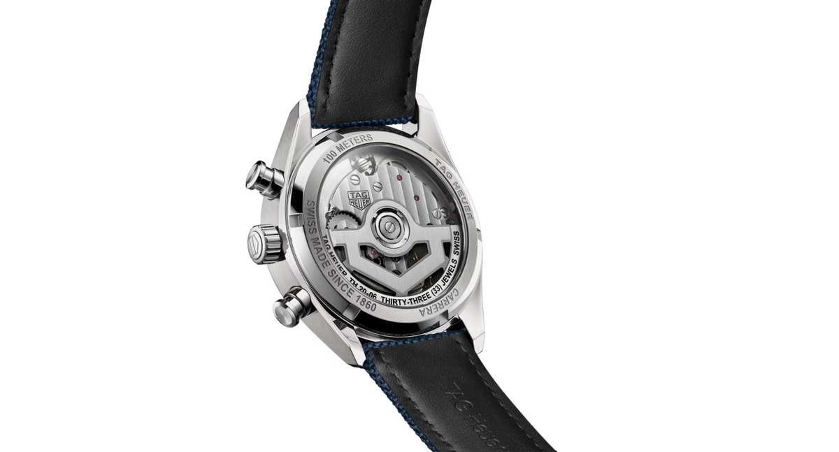 TGHR Carrera Chronograph Skipper 39mm Mens Watch Blue