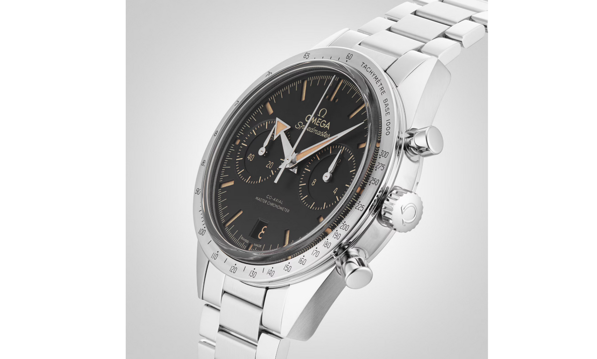 OMG Speedmaster 57 Co-Axial Master Chronometer Chronograph 40.5mm Mens Watch Black