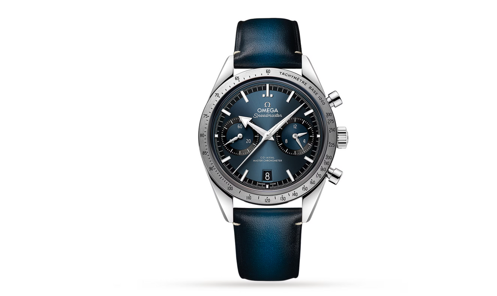 OMG Speedmaster 57 Co-Axial Master Chronometer Chronograph 40.5mm Mens Watch Blue