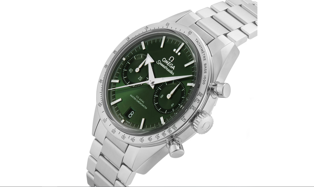 OMG Speedmaster 57 Co-Axial Master Chronometer Chronograph 40.5mm Mens Watch Green