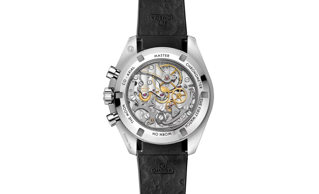 OMG Speedmaster Moonwatch Professional 42mm Mens Watch White Leather
