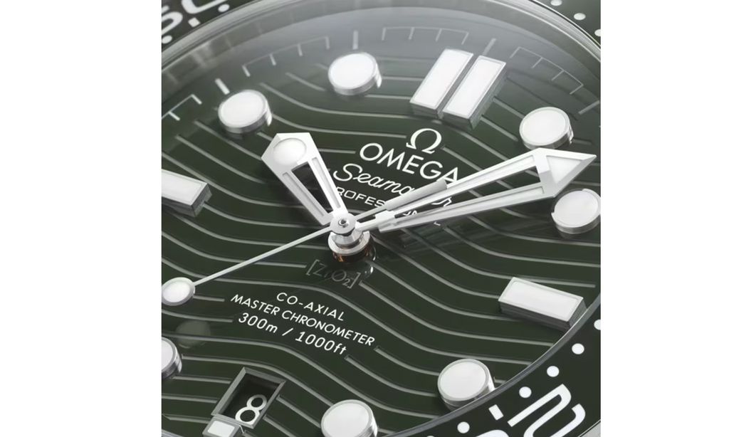 OMG Seamaster Diver 300m Co-Axial Master Chronometer 42mm Mens Watch Green
