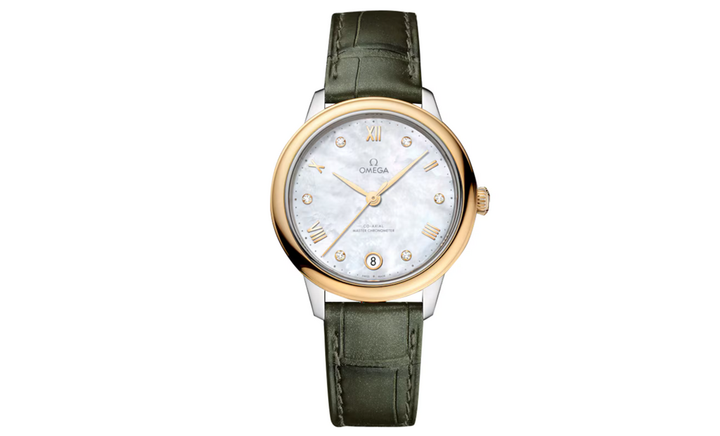 OMG De Ville Prestige 34mm Unisex Watch White