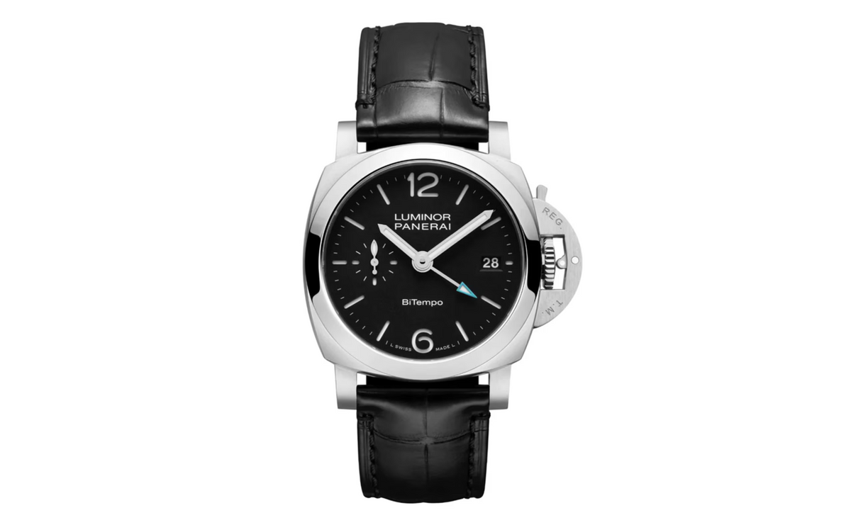 PNRI Luminor Quaranta BiTempo 40mm Mens Watch