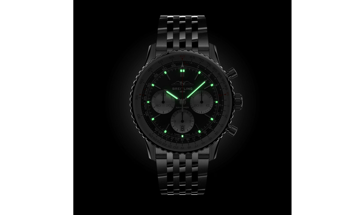 BRT Navitimer B01 Chronograph 43 Black Watch