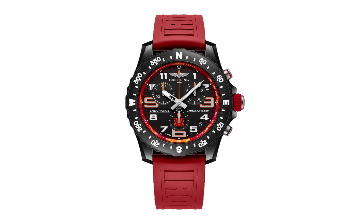 BRT Endurance Pro IRONMANÂ® 2024 44mm Unisex Watch Red Rubber