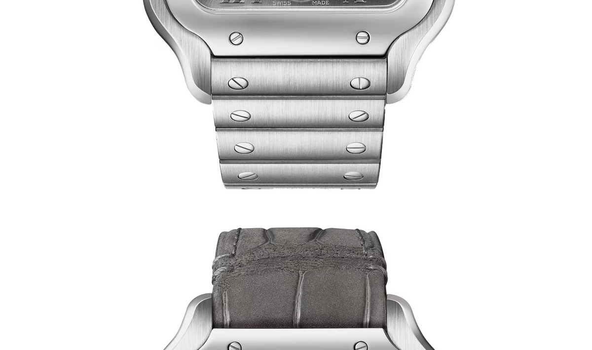 Santos De CRT Watch, Large Model, Mechanical Movement With Automatic Winding, Steel