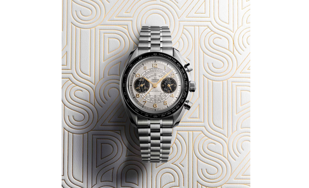 OMG Speedmaster Chronoscope Paris 2024 Olympics 43mm Mens Watch