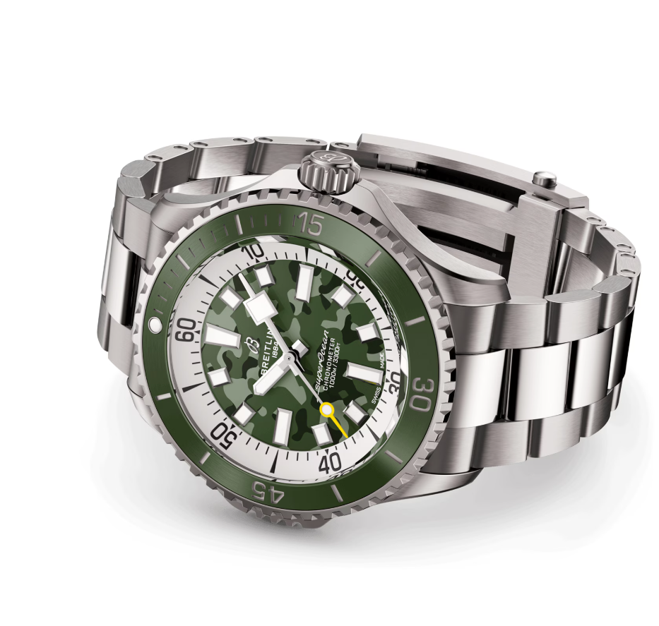 BRT Superocean Automatic Super Diver 46mm Mens Watch Green