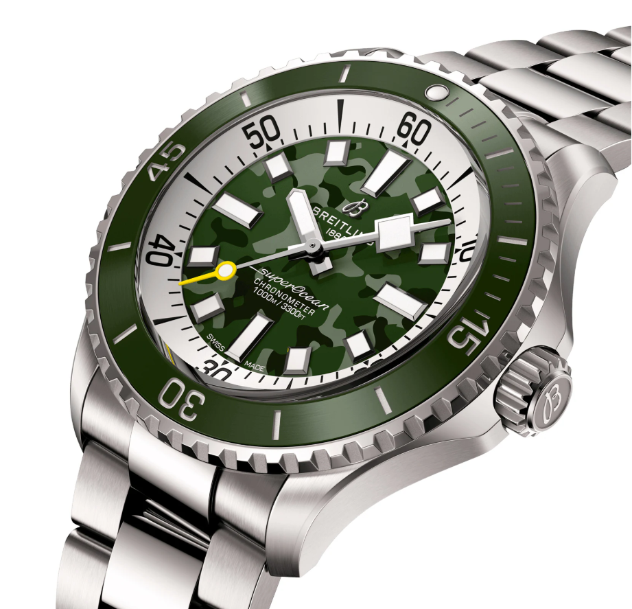 BRT Superocean Automatic Super Diver 46mm Mens Watch Green