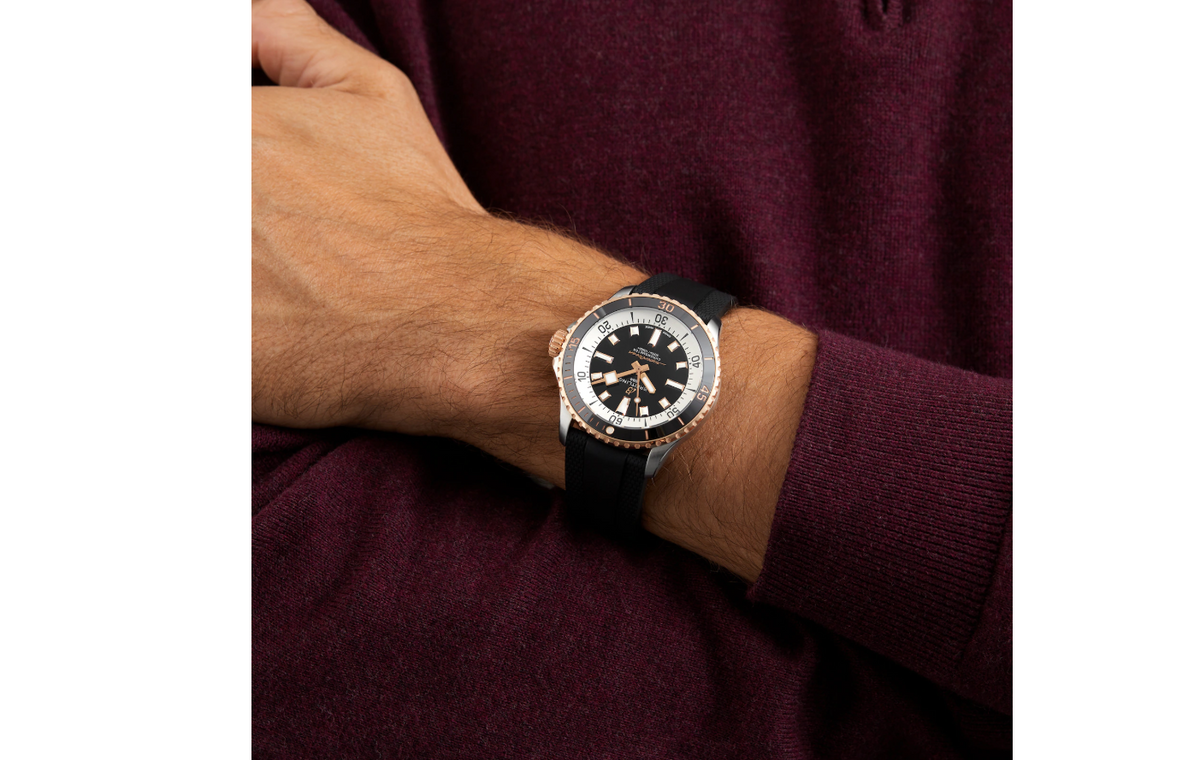 BRT Superocean Automatic 42 Stainless Steel & 18k Red Gold Watch