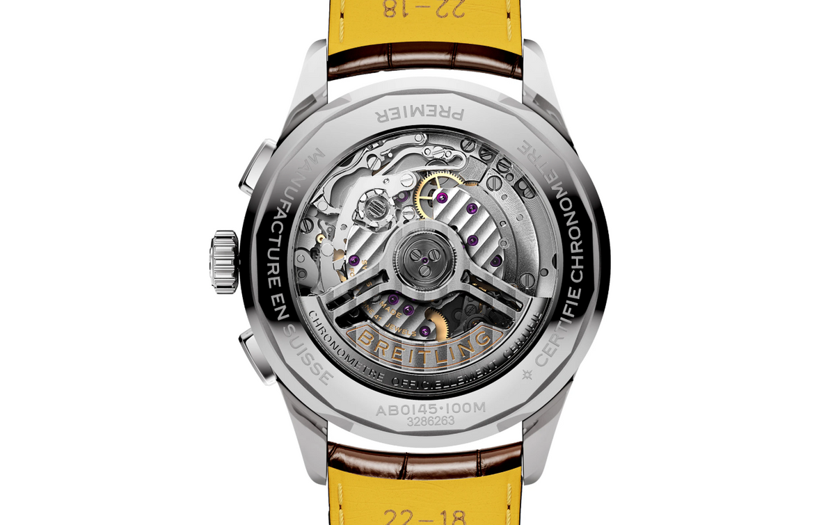 BRT Premier B01 Chronograph 42mm Mens Watch Cream