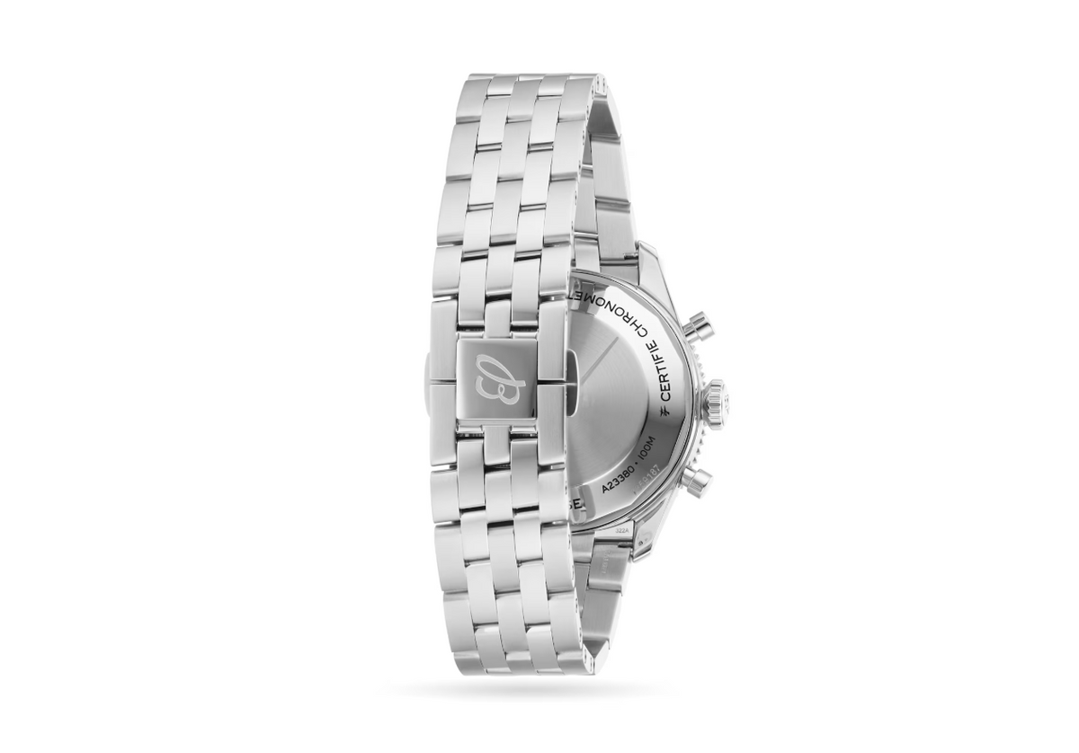 BRT Classic AVI Chronograph 42 P-51 Mustang Stainless Steel Watch