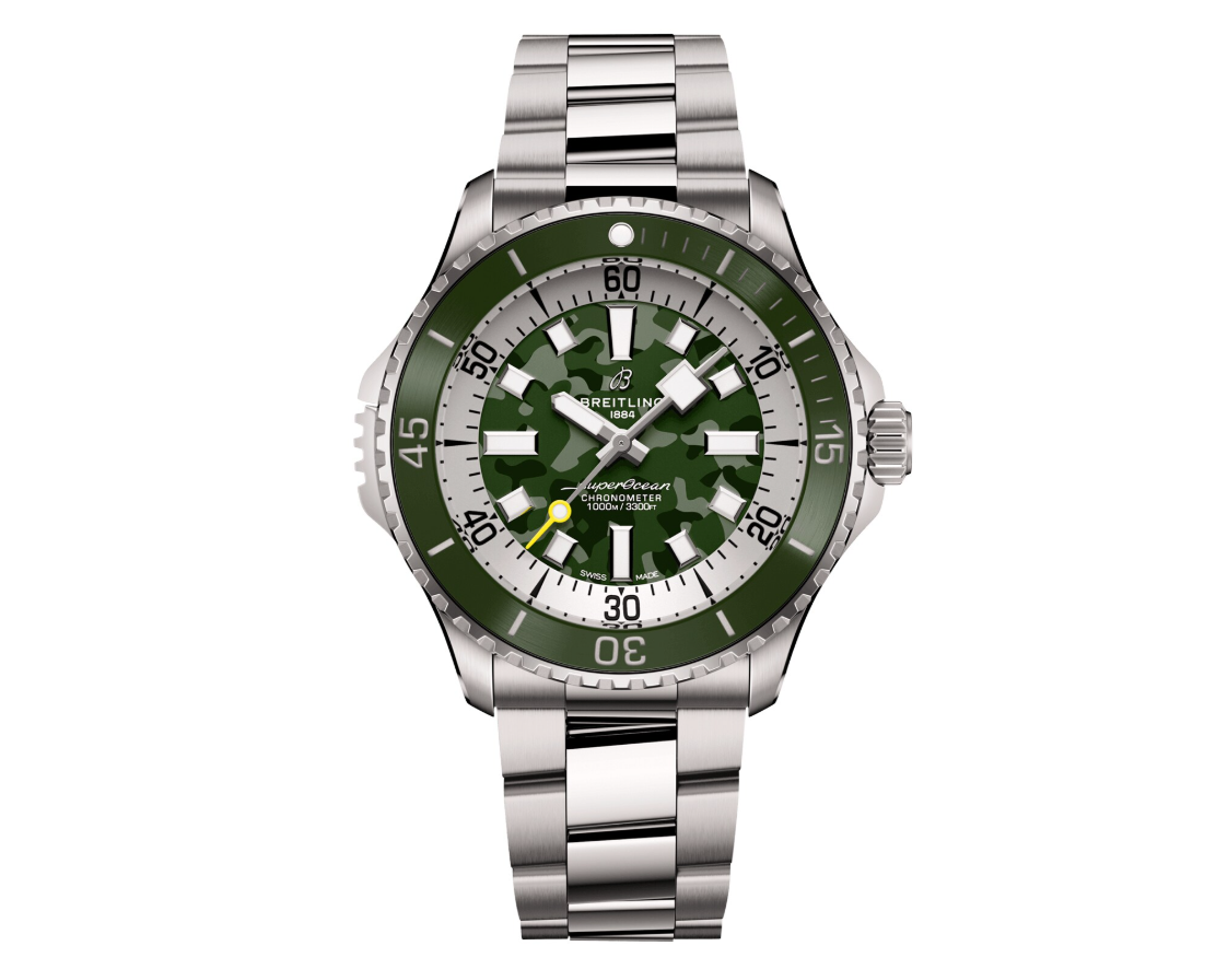 BRT Superocean Automatic Super Diver 46mm Mens Watch Green