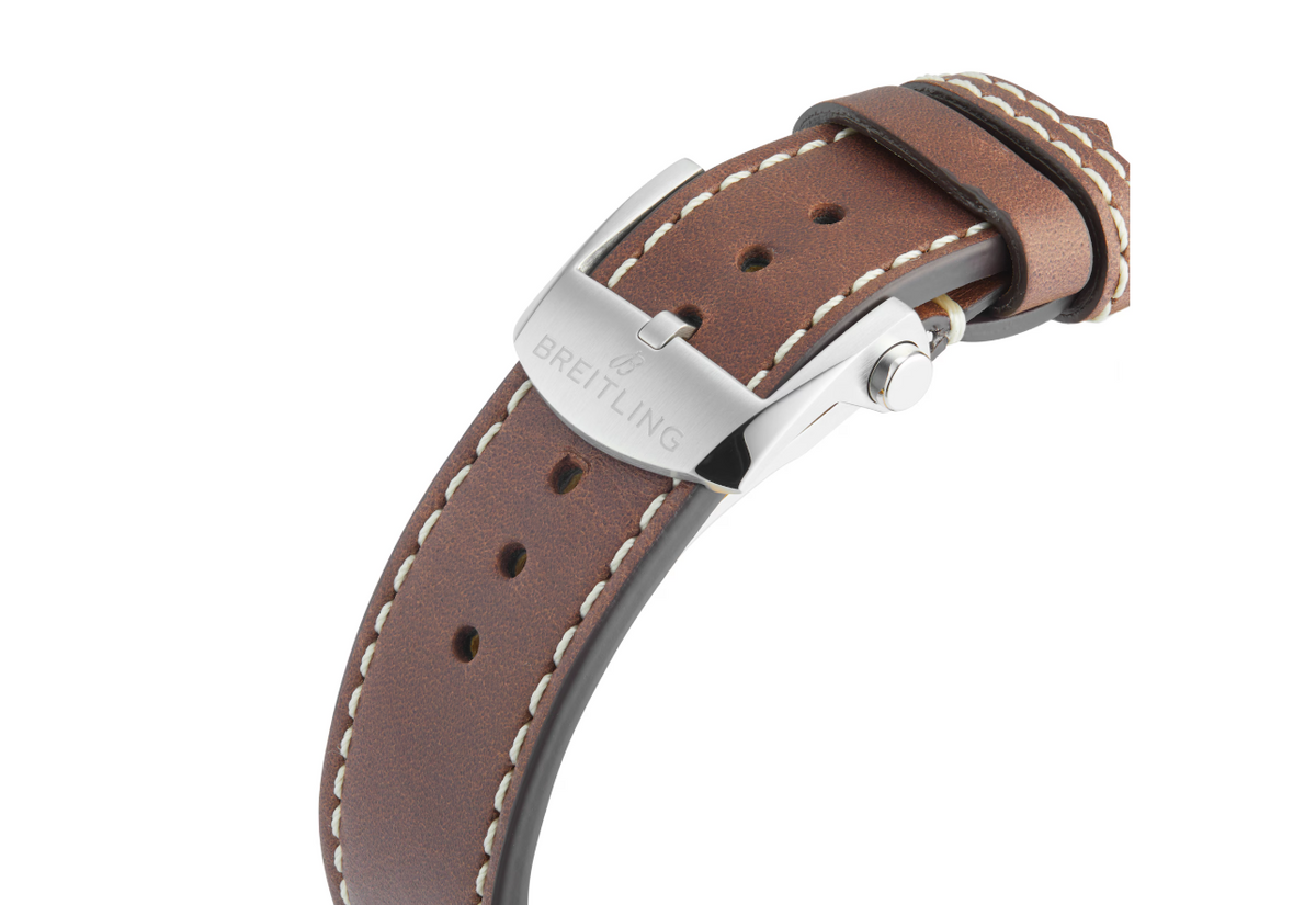 BRT Classic AVI Chronograph 42 Mosquito Leather Strap Watch