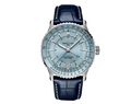 BRT Navitimer Automatic GMT 41mm Mens Watch Light Blue