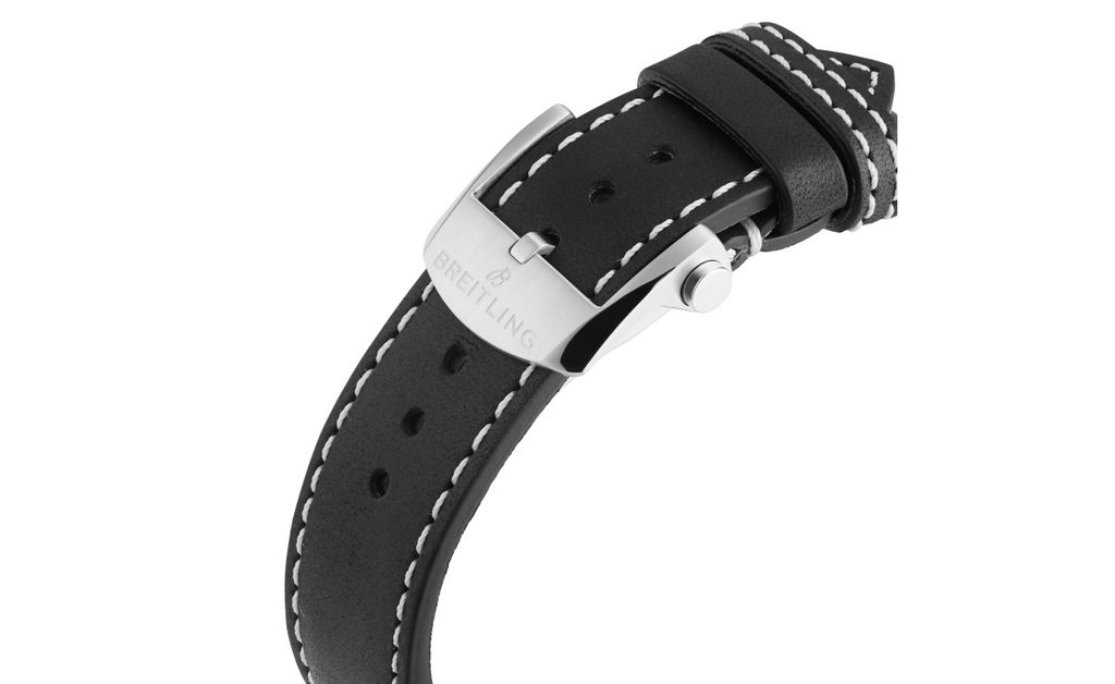 BRT Classic AVI Chronograph 42 Tribute to Vought F4U Corsair Leather Strap Watch