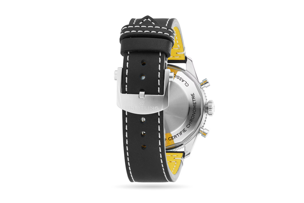 BRT Classic AVI Chronograph 42 Tribute to Vought F4U Corsair Leather Strap Watch