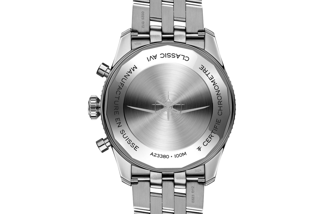 BRT Classic AVI Chronograph 42 Tribute to Vought F4U Corsair Stainless Steel Watch