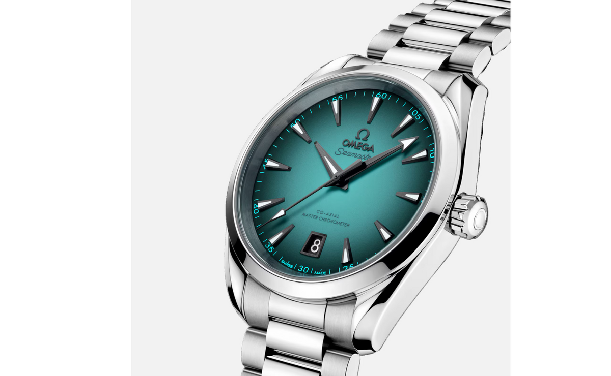 OMG Seamaster Aqua Terra 150M 38mm Mens Watch Turquoise