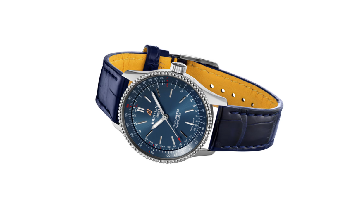 BRT Navitimer 35mm Mens Watch Blue