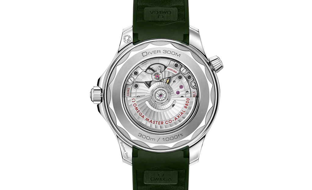 OMG Seamaster Diver 300m Co-Axial Master Chronometer 42mm Mens Watch Green