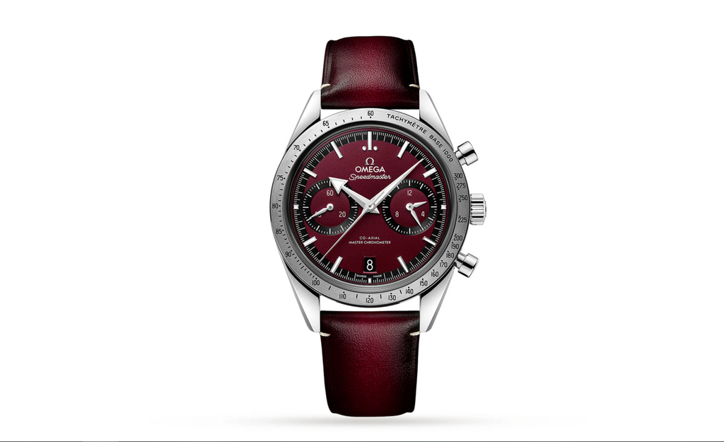 OMG Speedmaster 57 Co-Axial Master Chronometer Chronograph 40.5mm Mens Watch Red