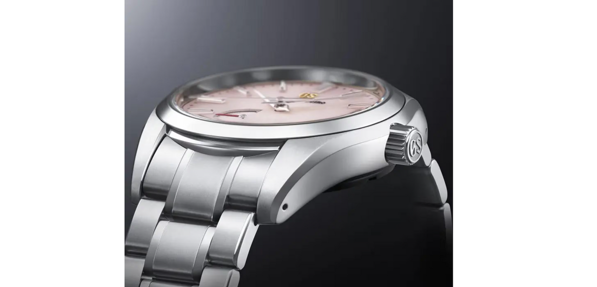 GSK Heritage Pink Snowflake Spring Drive 20th Anniversary Limited Edition 41mm Mens Watch
