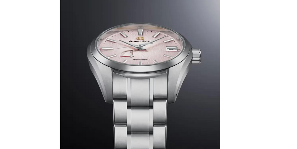 GSK Heritage Pink Snowflake Spring Drive 20th Anniversary Limited Edition 41mm Mens Watch