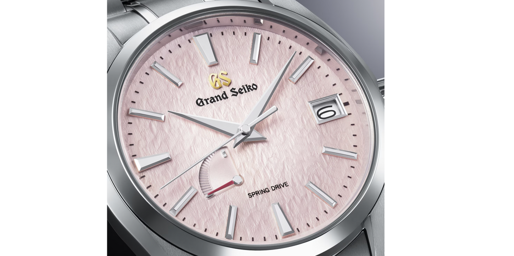 GSK Heritage Pink Snowflake Spring Drive 20th Anniversary Limited Edition 41mm Mens Watch