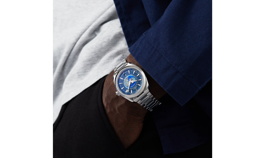 OMG Seamaster Aqua Terra 150m Co-Axial GMT Worldtimer 43mm Mens Watch
