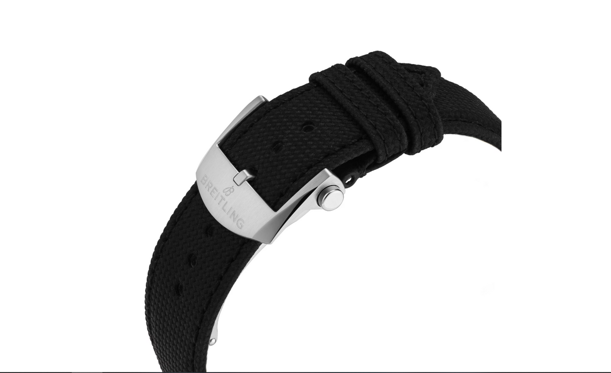 BRT Avenger Automatic 42mm Mens Watch Black Leather
