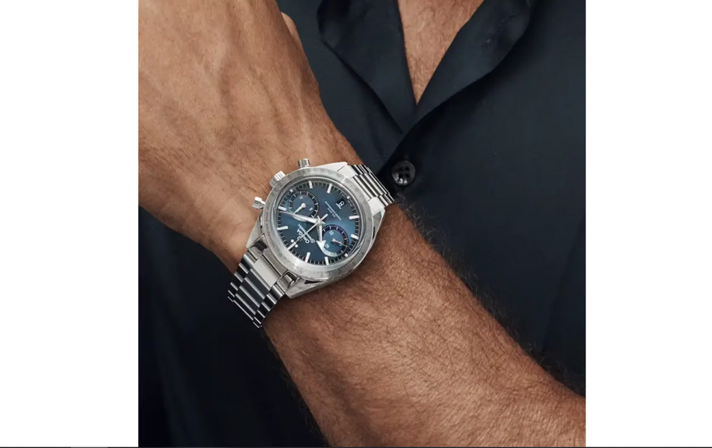 OMG Speedmaster 57 Co-Axial Master Chronometer Chronograph 40.5mm Mens Watch Blue