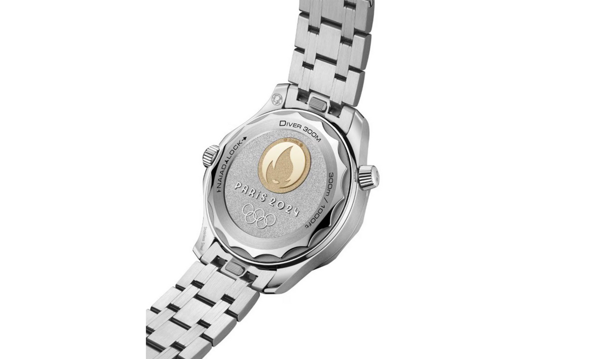 OMG Seamaster Diver 300m Co Axial Master Chronometer Paris 2024 42mm Mens Watch White