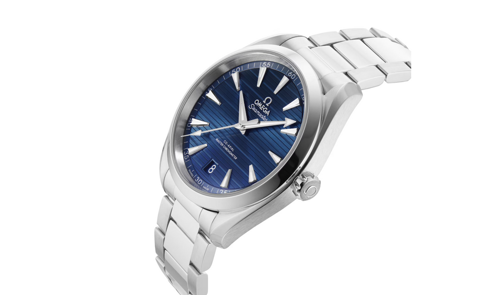 OMG Seamaster Aqua Terra Co-Axial Blue 41mm Mens Watch