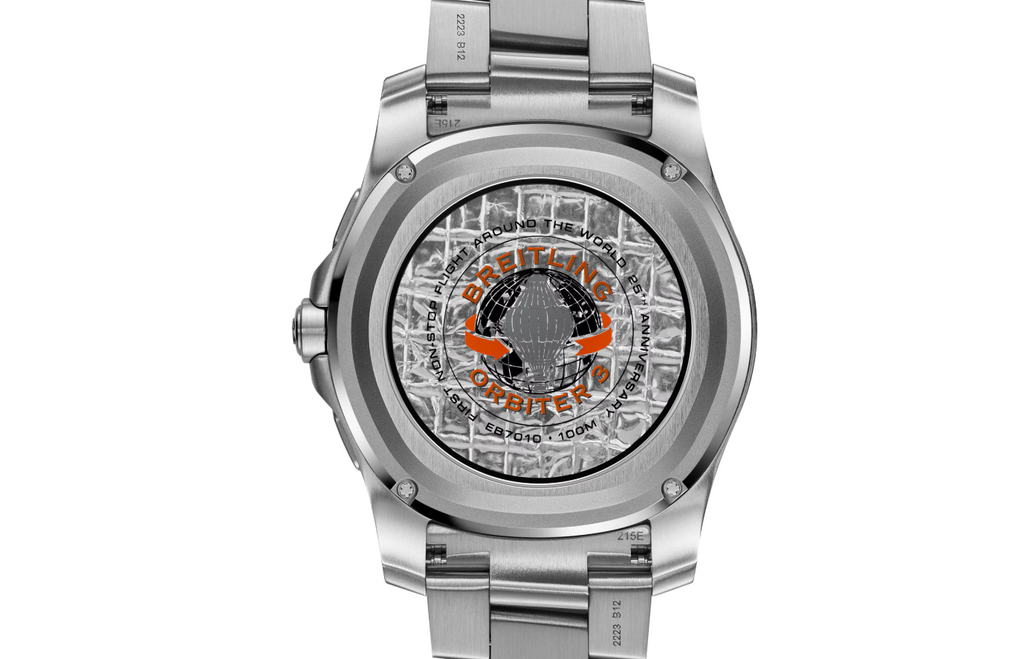 BRT Aerospace B70 Orbiter 25th Anniversary 43mm Mens Watch Orange Titanium