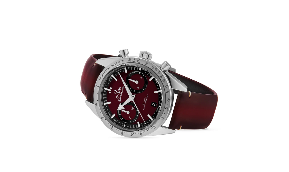 OMG Speedmaster 57 Co-Axial Master Chronometer Chronograph 40.5mm Mens Watch Red