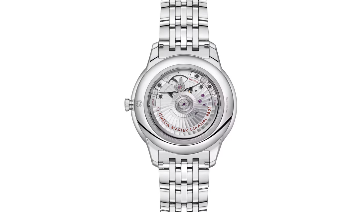 OMG De Ville Prestige 41mm Mens Watch Red
