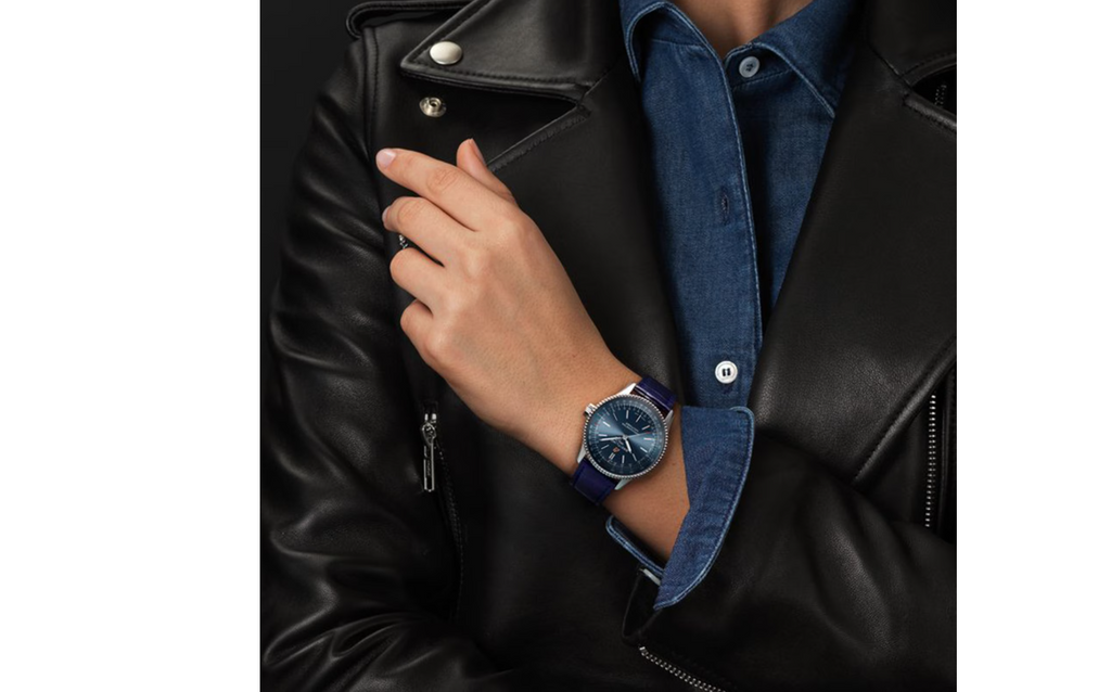 BRT Navitimer 35mm Mens Watch Blue