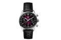 TGHR Heuer Carrera Glassbox 39mm Mens Watch Purple