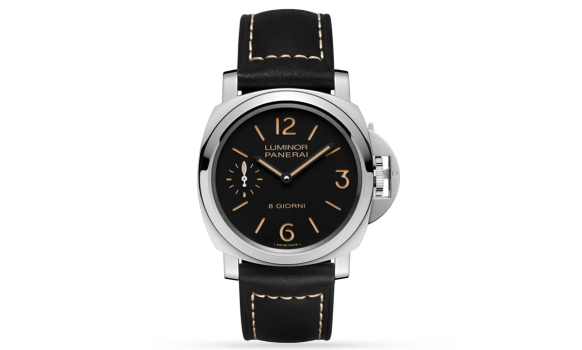 PNRI Luminor Base 8 Days 44mm Mens Watch