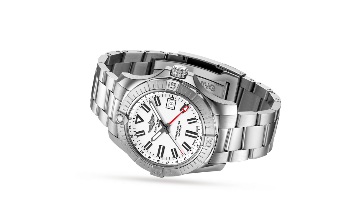 BRT Avenger Automatic GMT 43 Stainless Steel Watch