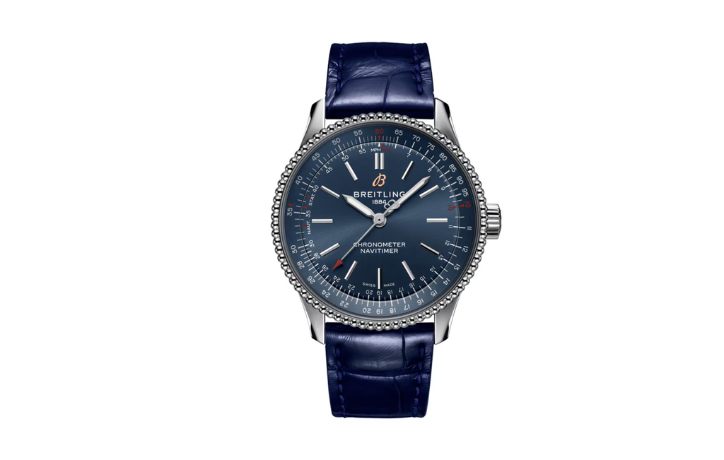 BRT Navitimer 35mm Mens Watch Blue