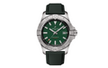BRT Avenger Automatic 42mm Mens Watch Green Leather