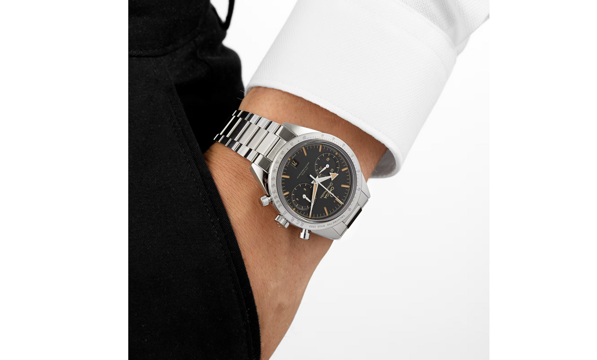 OMG Speedmaster 57 Co-Axial Master Chronometer Chronograph 40.5mm Mens Watch Black