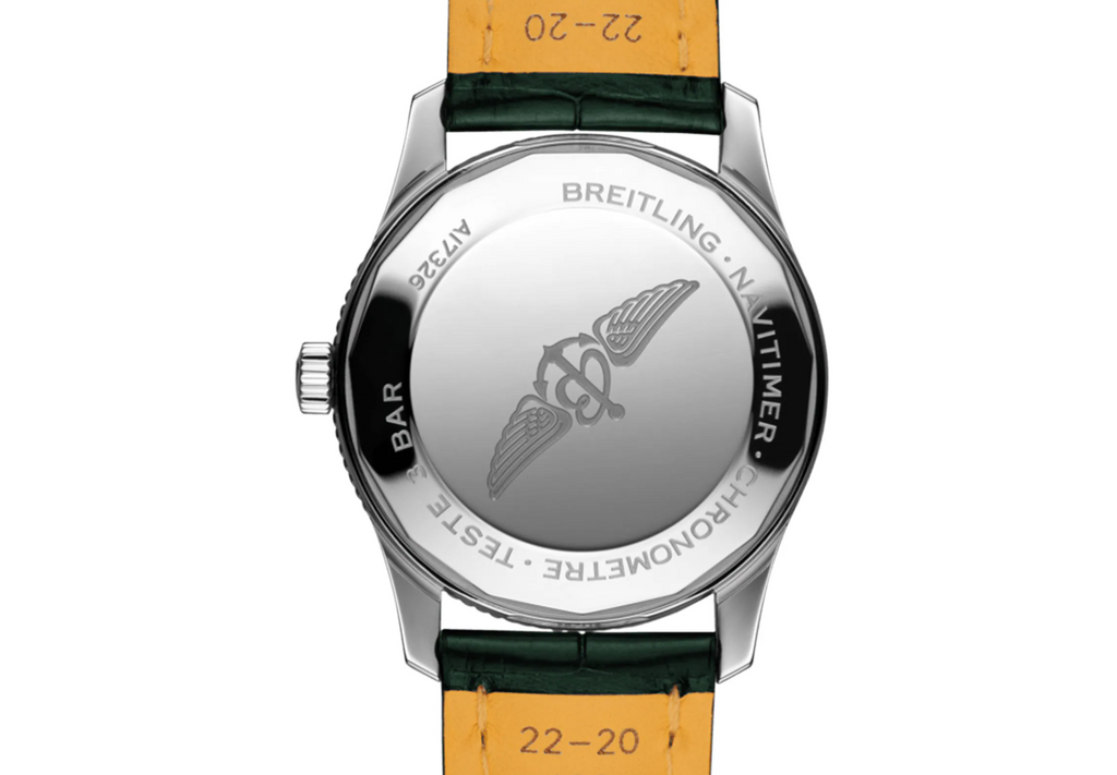 BRT Navitimer 41mm Mens Watch Green