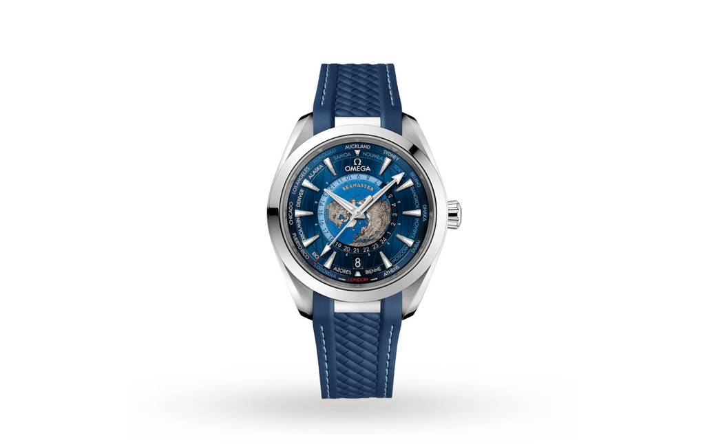 OMG Aqua Terra 150M CoAxial Master Chronometer GMT Worldtimer 43mm